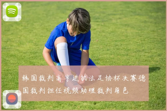 韩国裁判高亨进执法足协杯决赛德国裁判担任视频助理裁判角色